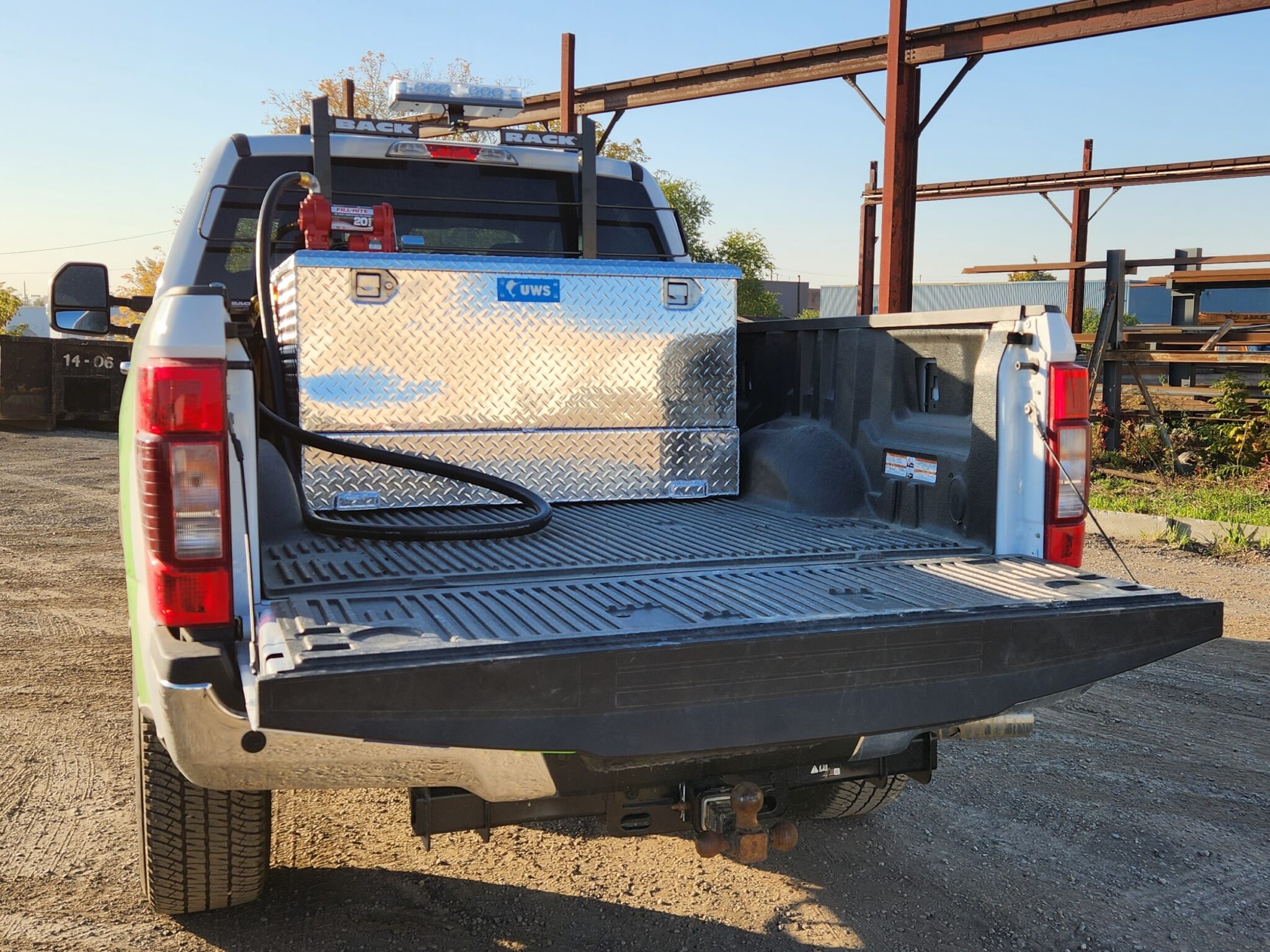 Ford F-250 with Fuel Transfer Tank