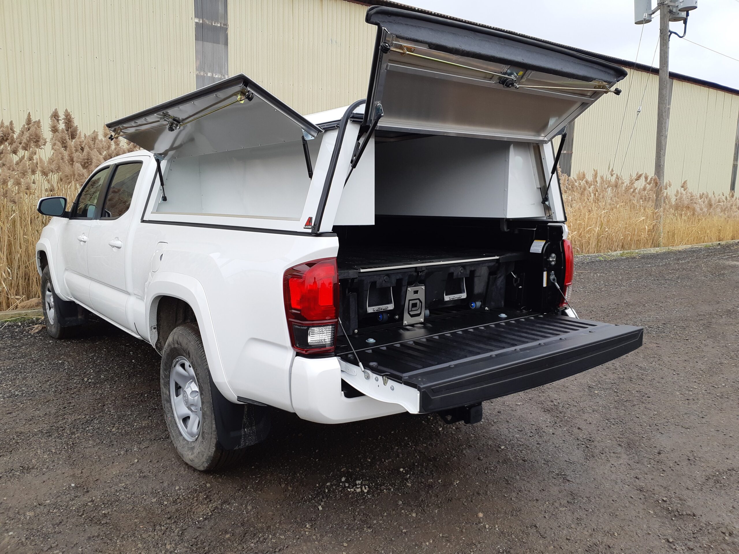 Toyota Tacoma LEER Truck Cap with Decked Drawer System
